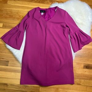 ☾ DONNA MORGAN v neck dress